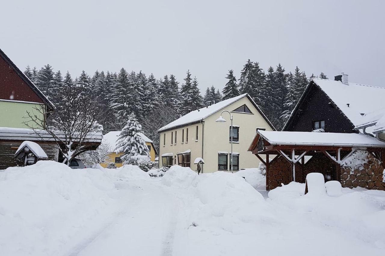 Im Erzgebirge Wandern, Fahrrad Fahren Oder Entspannen Ehrenfriedersdorf Exteriör bild